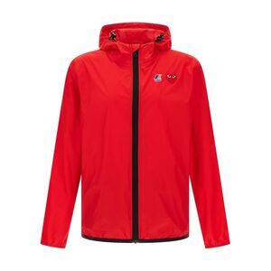 Comme Des Garçons Play Red Nylon Shell Women's Jacket
